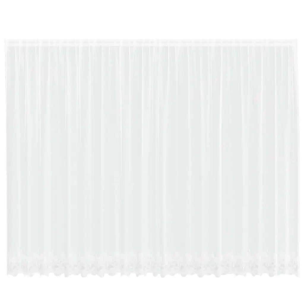 vidaXL Tende con tende Bianco 500 x 200 cm Poliestere