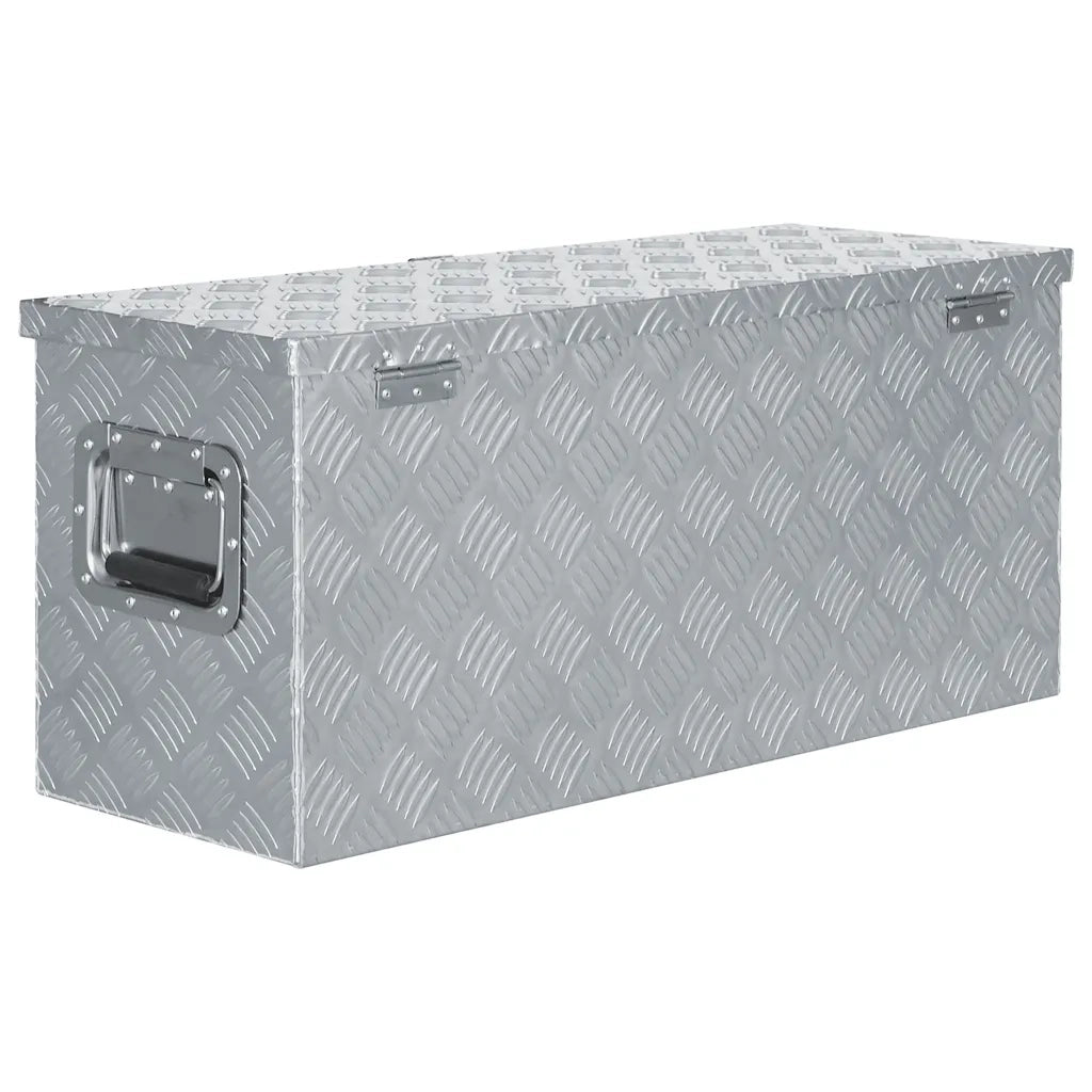 Cassetta in Alluminio 80x30x35 cm Argento CFW2298532