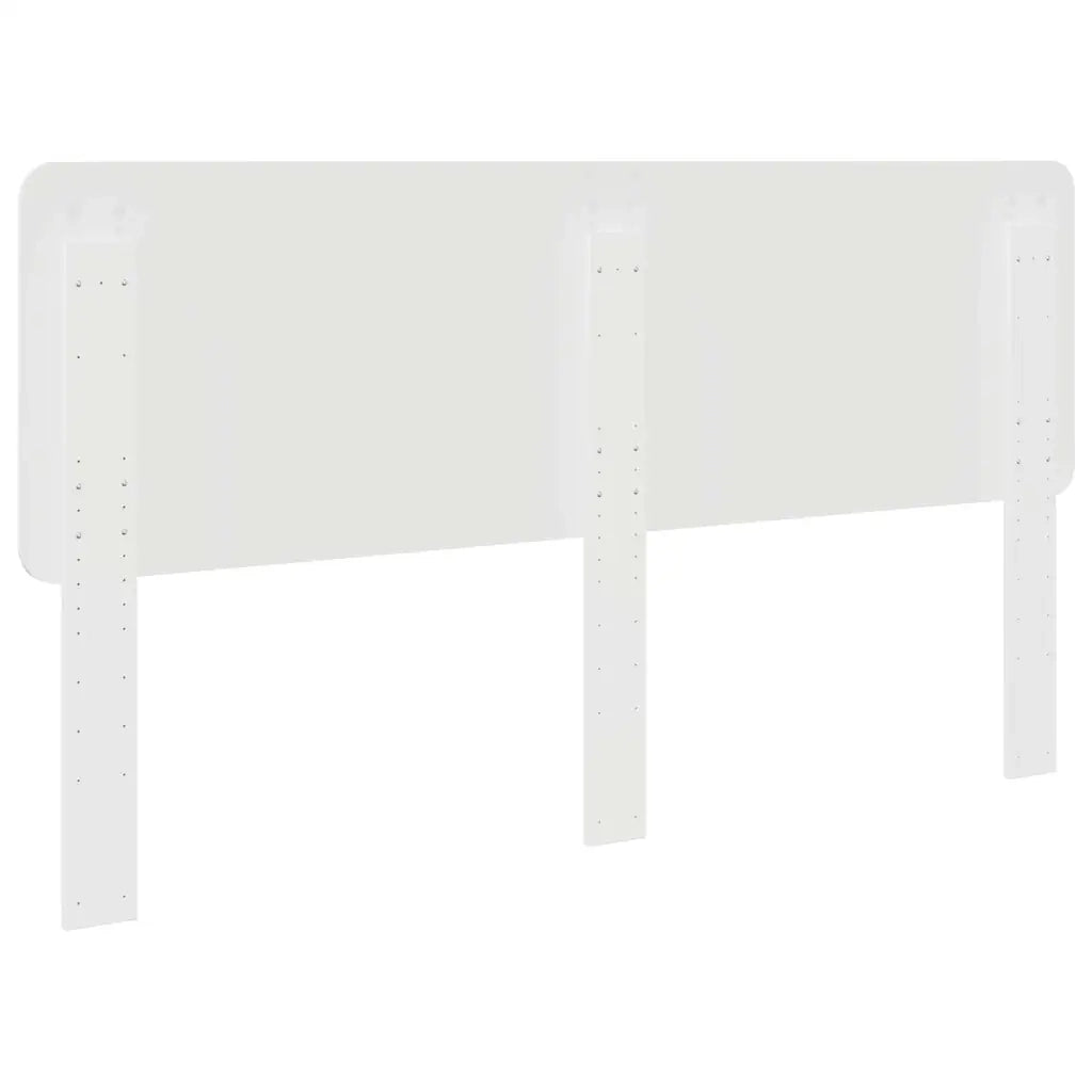Testiera-Testata-Testiera Decorativa Bianco 200 cm Legno multistrato 751307