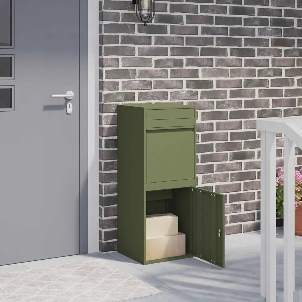 Cassetta per pacchi Oliver verde 41 x 38 x 103 cm Acciaio CFW8669132