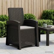 Sedia da giardino reclinabile effetto rattan 8012003