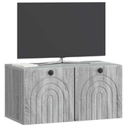 Mobile TV da Muro | Armadietto TV | Mobile Porta TV Grigio Sonoma 59,5 x 31 x 30 cm