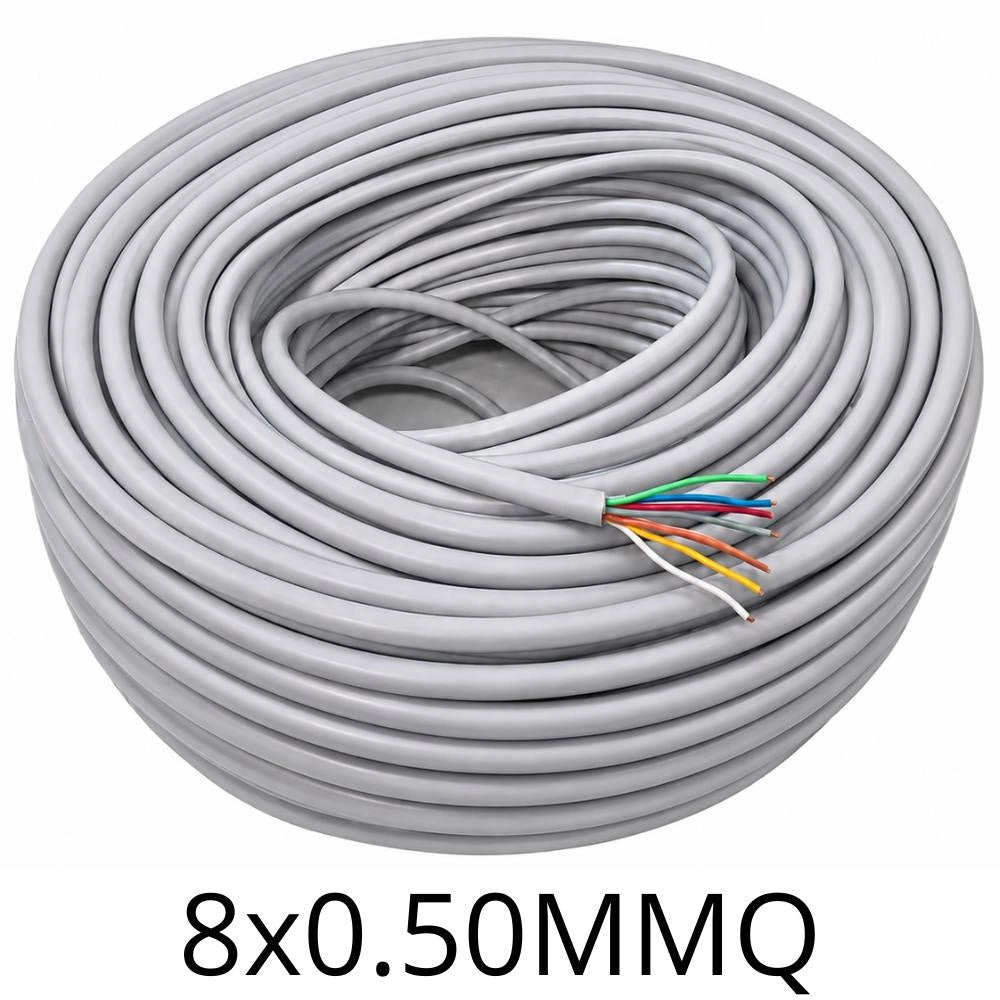 Cavo segnale fror 8x0,50 mm² non schermato eca grigio