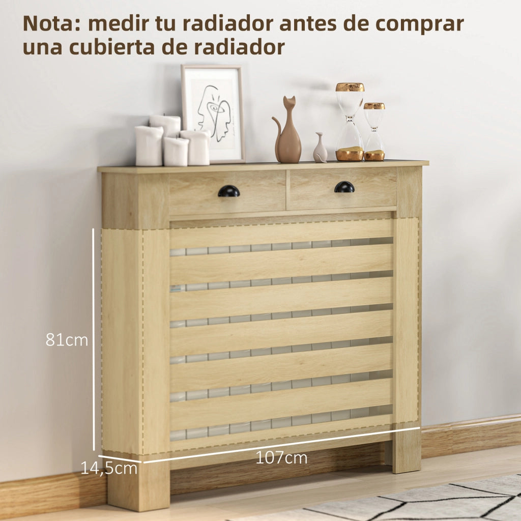 Copriradiatore con Cassetto ¨C zephmum ¨C 111x19x95,5 cm Robe
