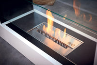 Camino a Bioetanolo da Pavimento 100x30x62,5 cm Karlsen Roma Nero