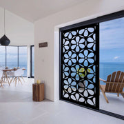 ESAPRIME - Pannello in PVC traforato - Parasole Misura: 73x148 cm, Colore: nero