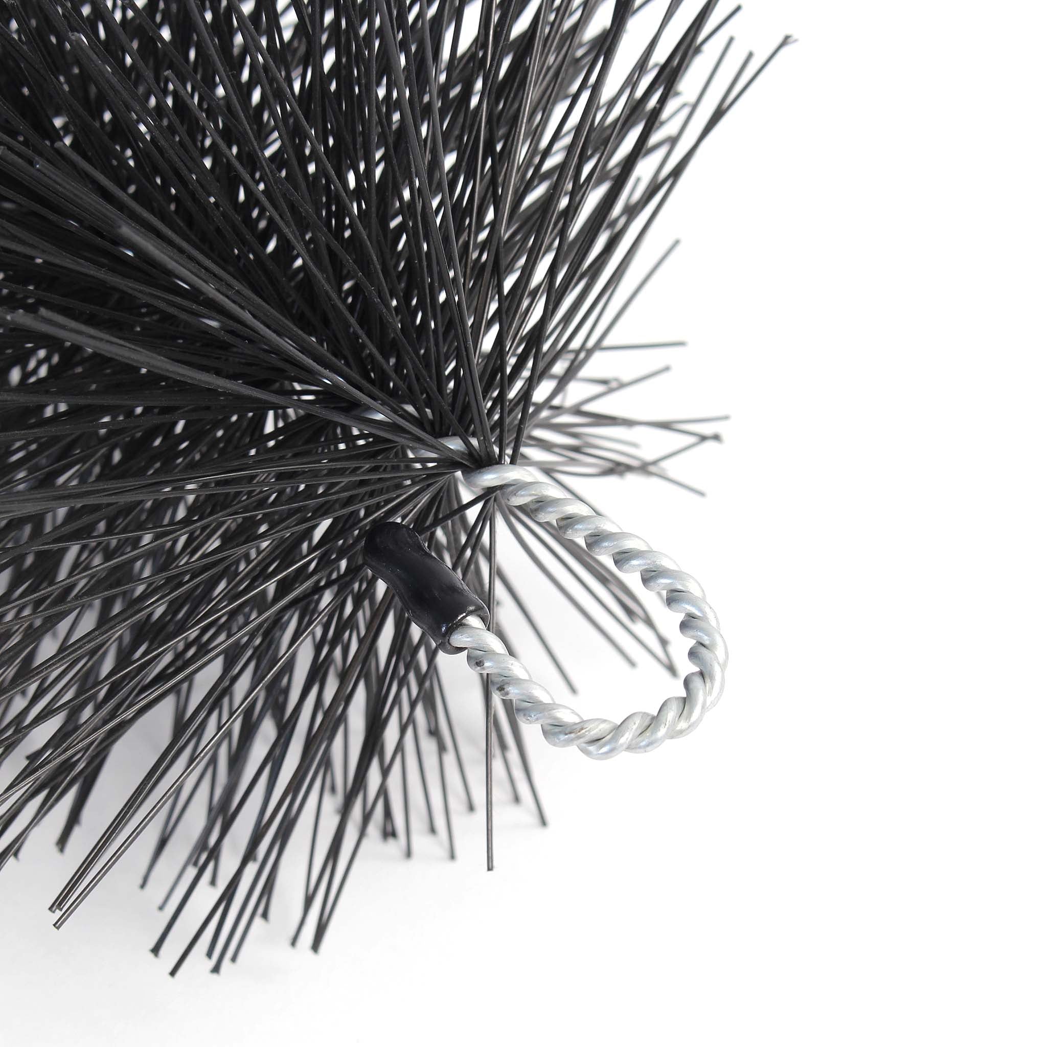 Set Black Brush con 24 spazzole per filtri a camera da laghetto, 60cm x Ø 15cm, polipropilene, nero, rimozione delle particelle più fini