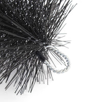 Set Black Brush con 24 spazzole per filtri a camera da laghetto, 60cm x Ø 15cm, polipropilene, nero, rimozione delle particelle più fini