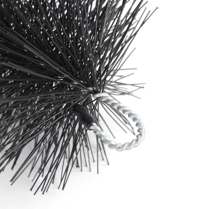 Set Black Brush con 24 spazzole per filtri a camera da laghetto, 60cm x Ø 15cm, polipropilene, nero, rimozione delle particelle più fini