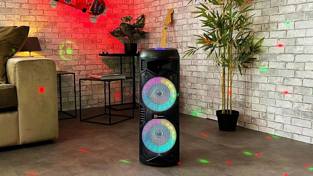 N-Gear LGP-5150 Black altoparlante Bluetooth portatile per party 200 W, sensibilità 87 dB, batteria 7,4 V / 3000 mAh, stereo TWS, luci LED, connessioni USB microSD AUX