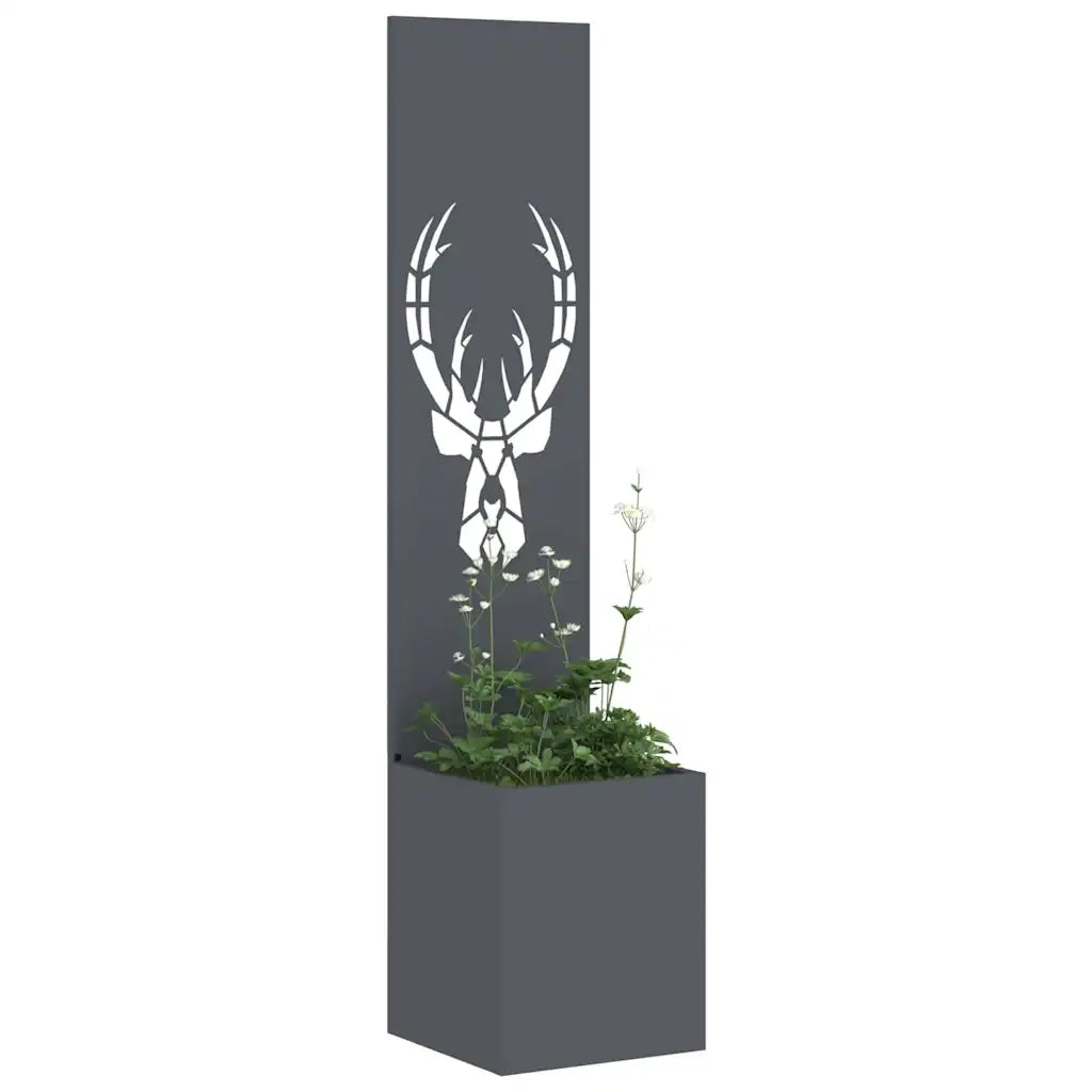 Schermo per privacy in giardino Antracite 32 x 32 x 150 cm CFW1582386