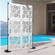 BUTTERLEAF - Pannello in PVC traforato - Parasole Colore: bianco, Misura: 73x73 cm