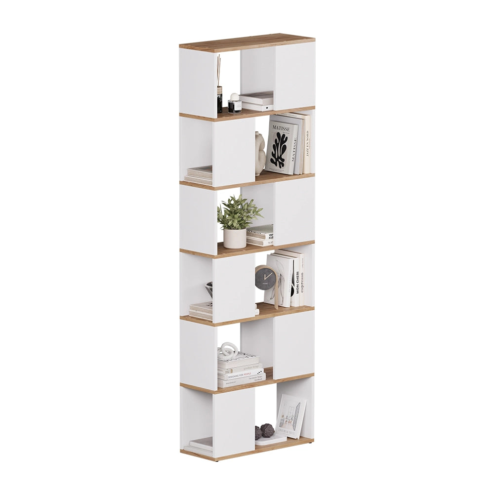 Vicco Divisorio per ambienti Rovere bianco/dorato 60 x 186 cm