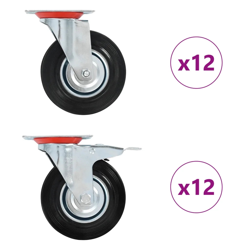 Ruote Girevoli 24 pz 125 mm cod mxl 73187