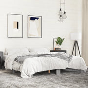 Giroletto Grigio Sonoma 200x200 cm in Legno Multistrato Metallo 3280220