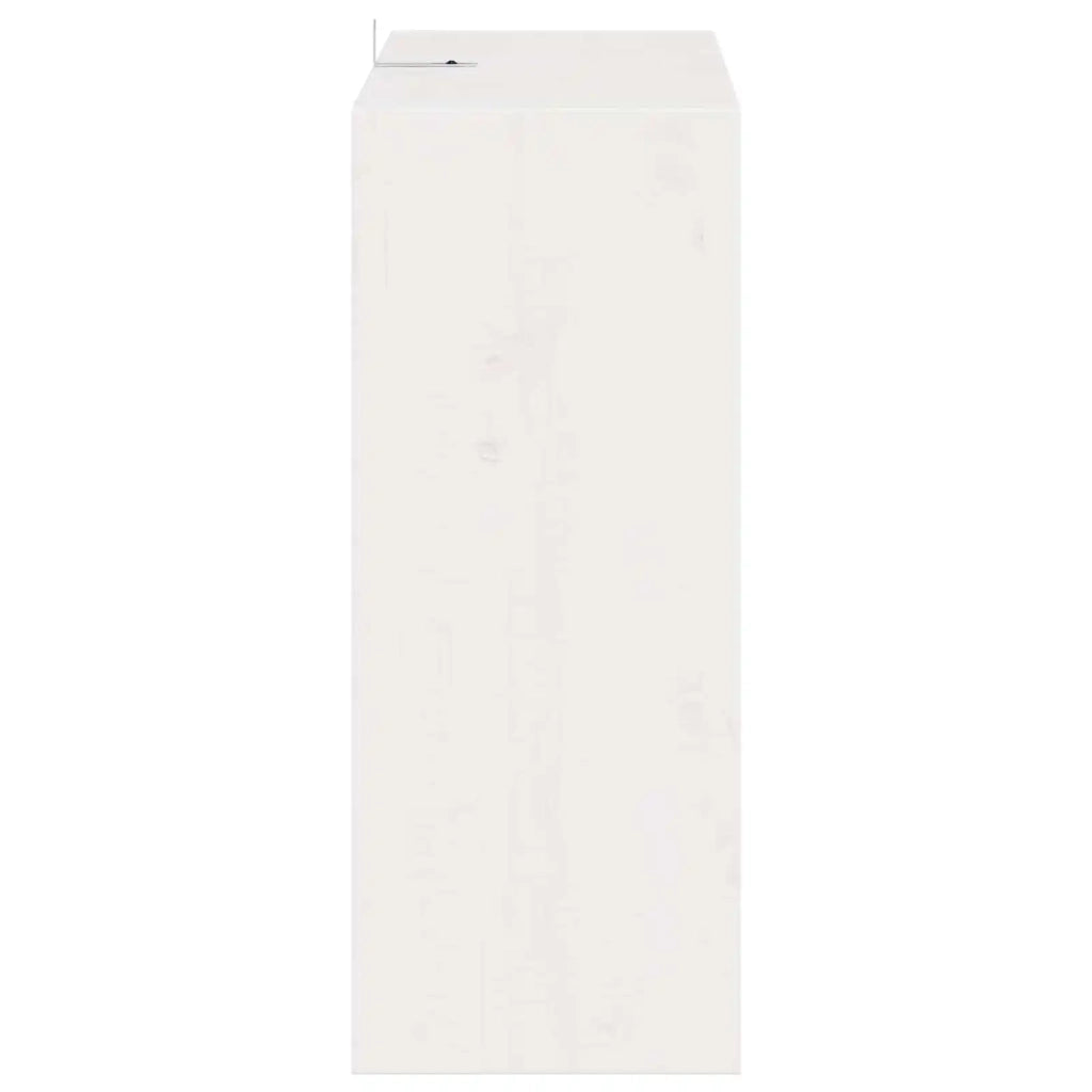 Portabottiglie 2 pcs Bianco 62 x 25 x 62 cm Pino massello 893319