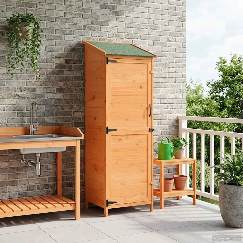 Capanno da Giardino Marrone 59,5 x 56 x 176,5 cm CFW7003529