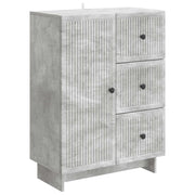 Credenza Grigio Cemento 66 x 34,5 x 90 cm Legno ingegnerizzato