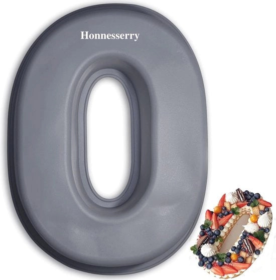 Bakforma in Silicone a forma di numero per torta - Maniglie flessibili per compleanni e occasioni speciali
