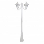 Lampione New York Cm. 200 Due Luci Bianco