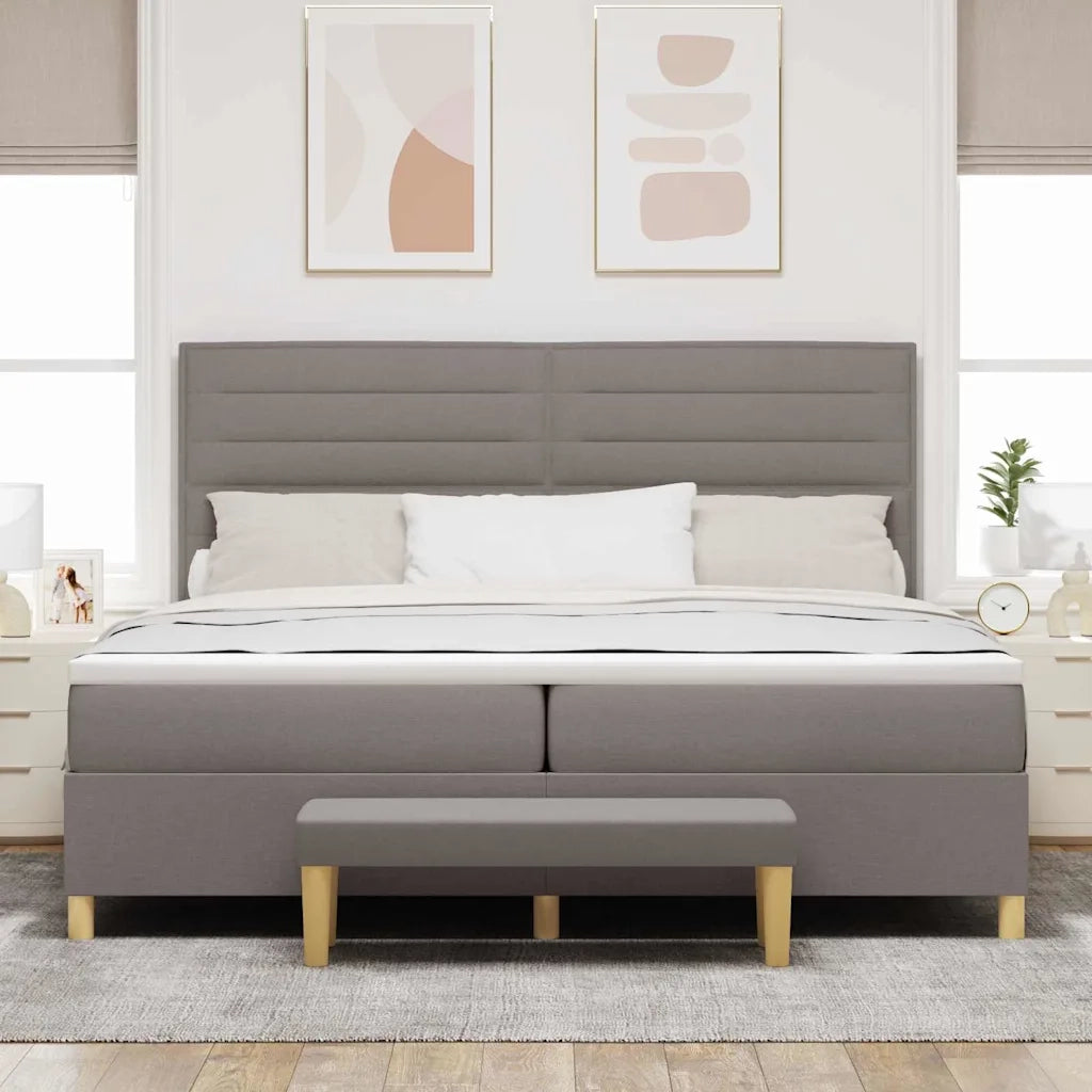 Letto a molle con materasso Talpa 200 x 200 cm Tessuto 3344251