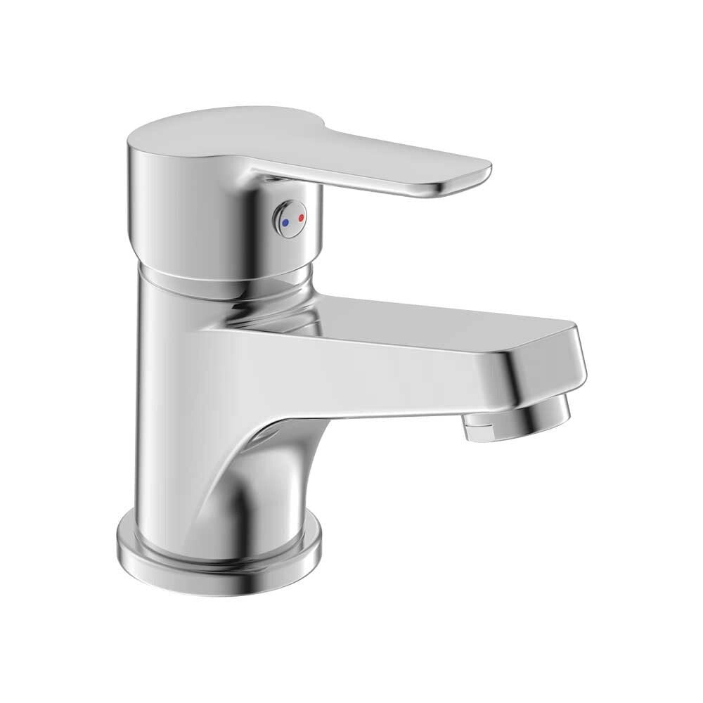 Miscelatore lavabo cromato con piletta Mila