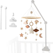 Supporto per lettini da viaggio per bambini 68 x 316 x 87 cm - Legno - Regolabile in altezza - Due braccioli di sostegno - Vari angoli - Per lettini da 0 a 3 anni .