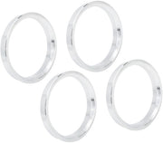 Centratori in lega di alluminio 73,1/64,1 mm - 4 pezzi - Forma di guida perfetta - Eliminazione vibrazioni - Profondità di inserimento 10 mm - Adattatore per cerchioni