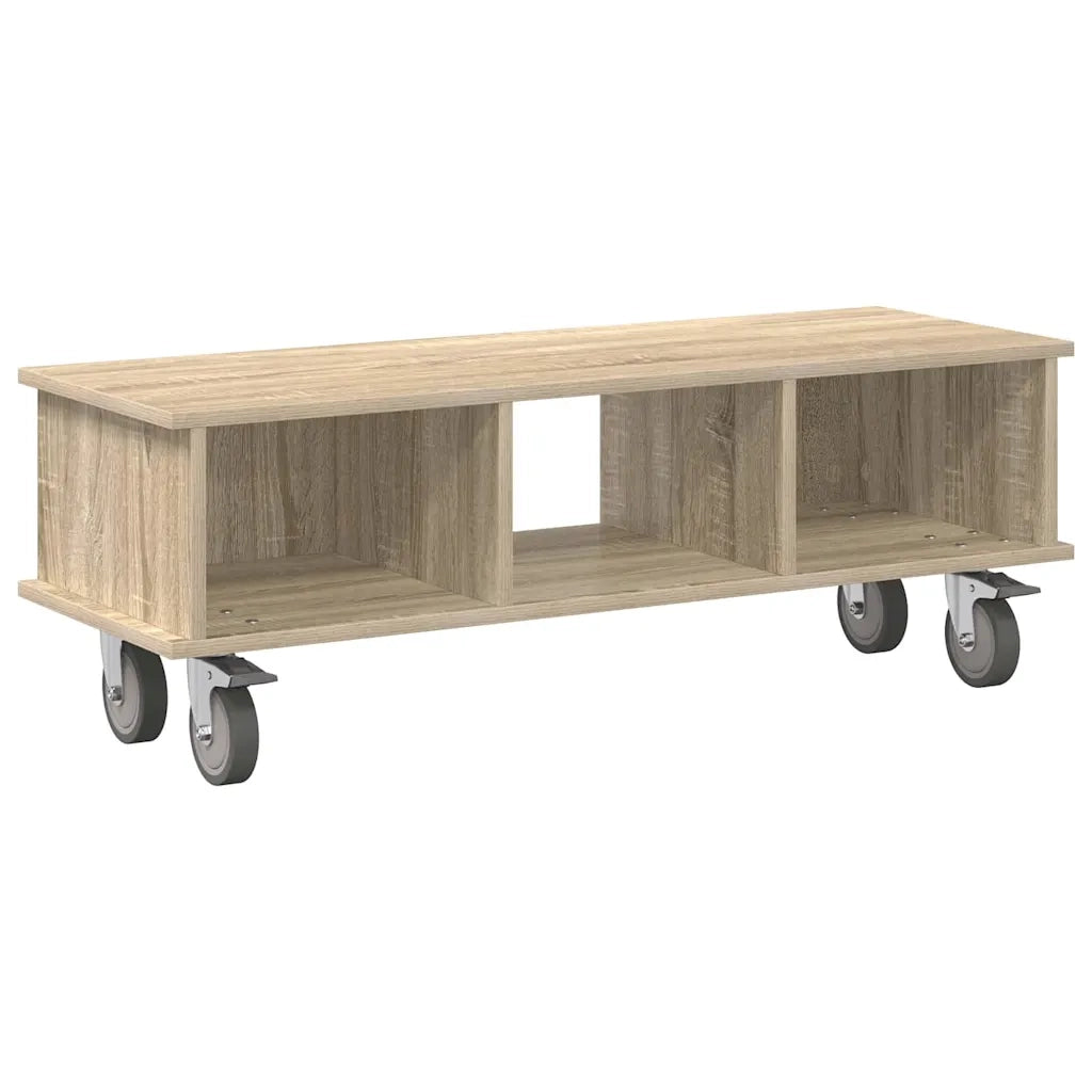 Supporto TV Rovere Sonoma 100 x 35 x 35 cm Legno multistrato 891034