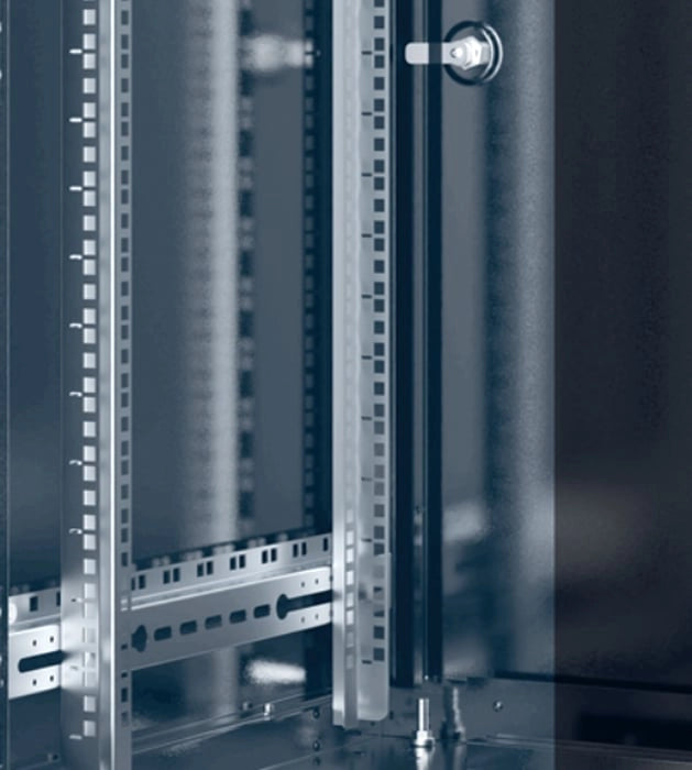 Armadio Rack 19'' 600x600 20 Unita' Nero serie Easynet