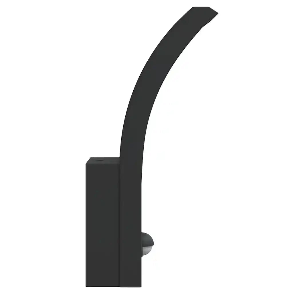 Applique con LED e Sensore 2 pz Nere in Alluminio Pressofuso CFW7642421