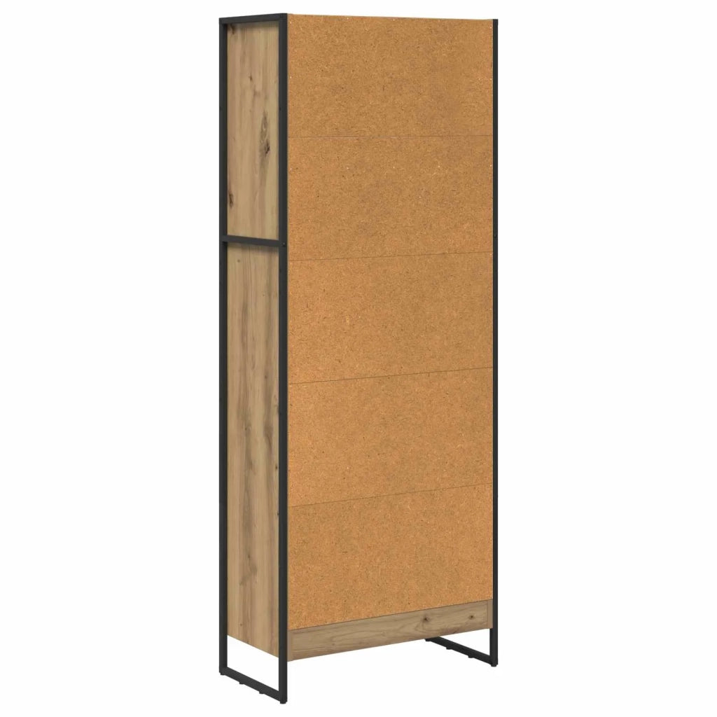 Armadio per Libri Rovere Artigianale 60 x 30 x 155 cm