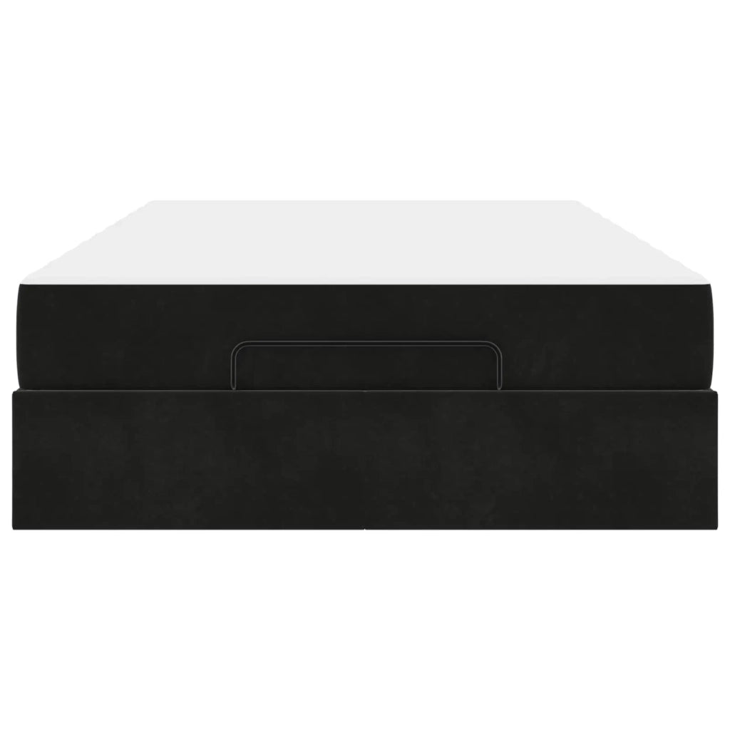 Struttura letto con materasso 2 pcs Nero Velluto 3399554