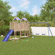 Set da Gioco da Esterno in Legno Massello di Pino