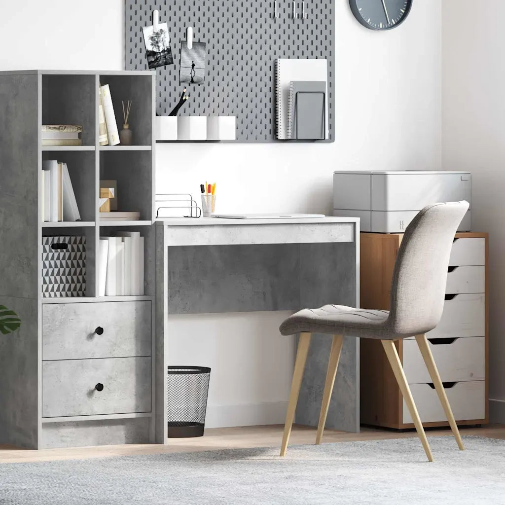 Scrivania Grigio cemento 80 x 40 x 76 cm 869389