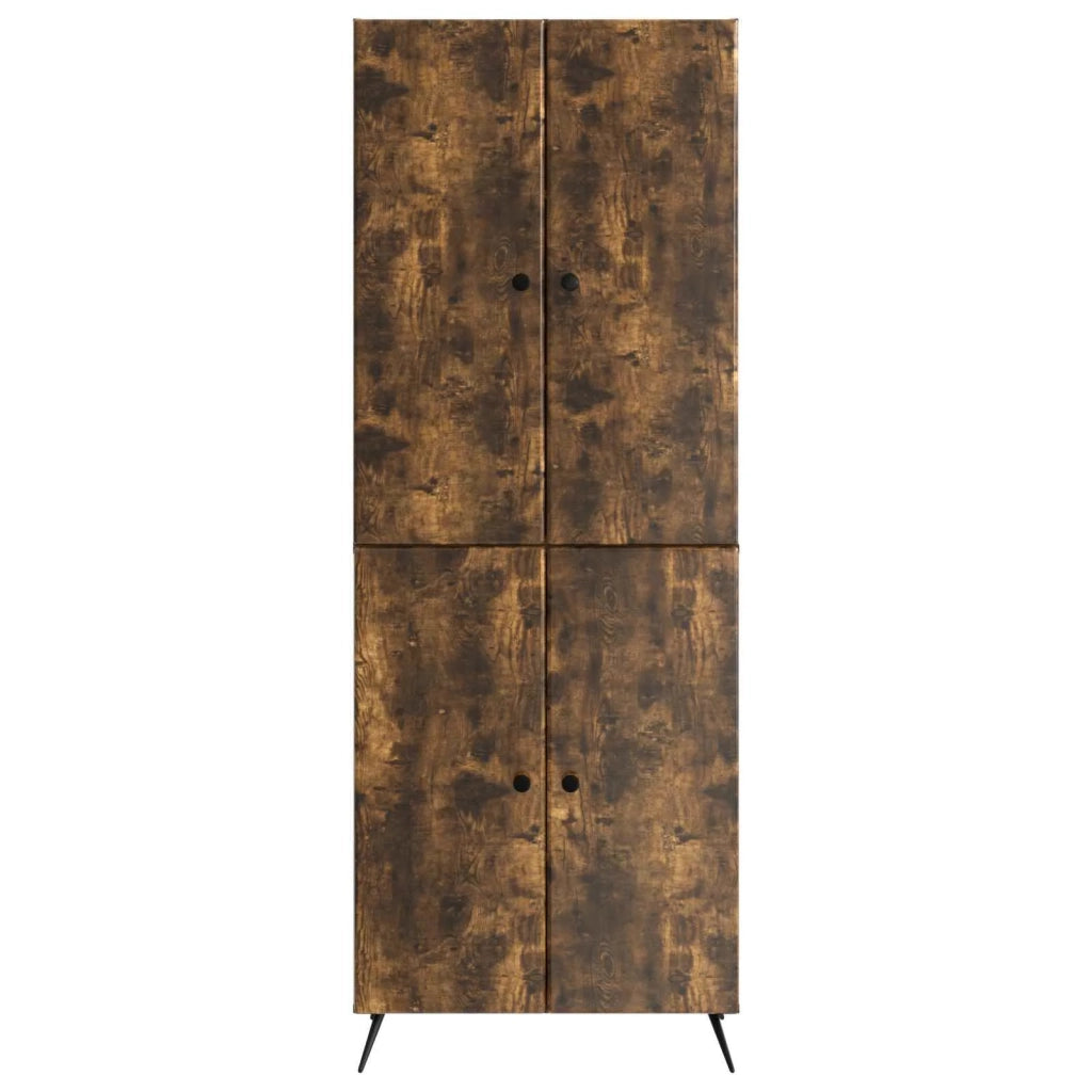 Set di armadi 2 pcs Rovere Fumo Legno ingegnerizzato 3416867