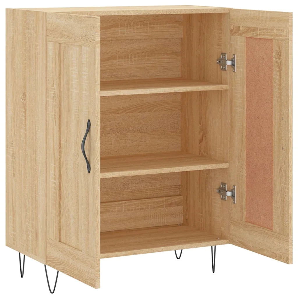 vidaXL Credenza Rovere Sonoma 69,5x34x90 cm in Legno Multistrato