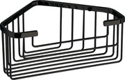 Portasapone angolare doccia inox nero opaco