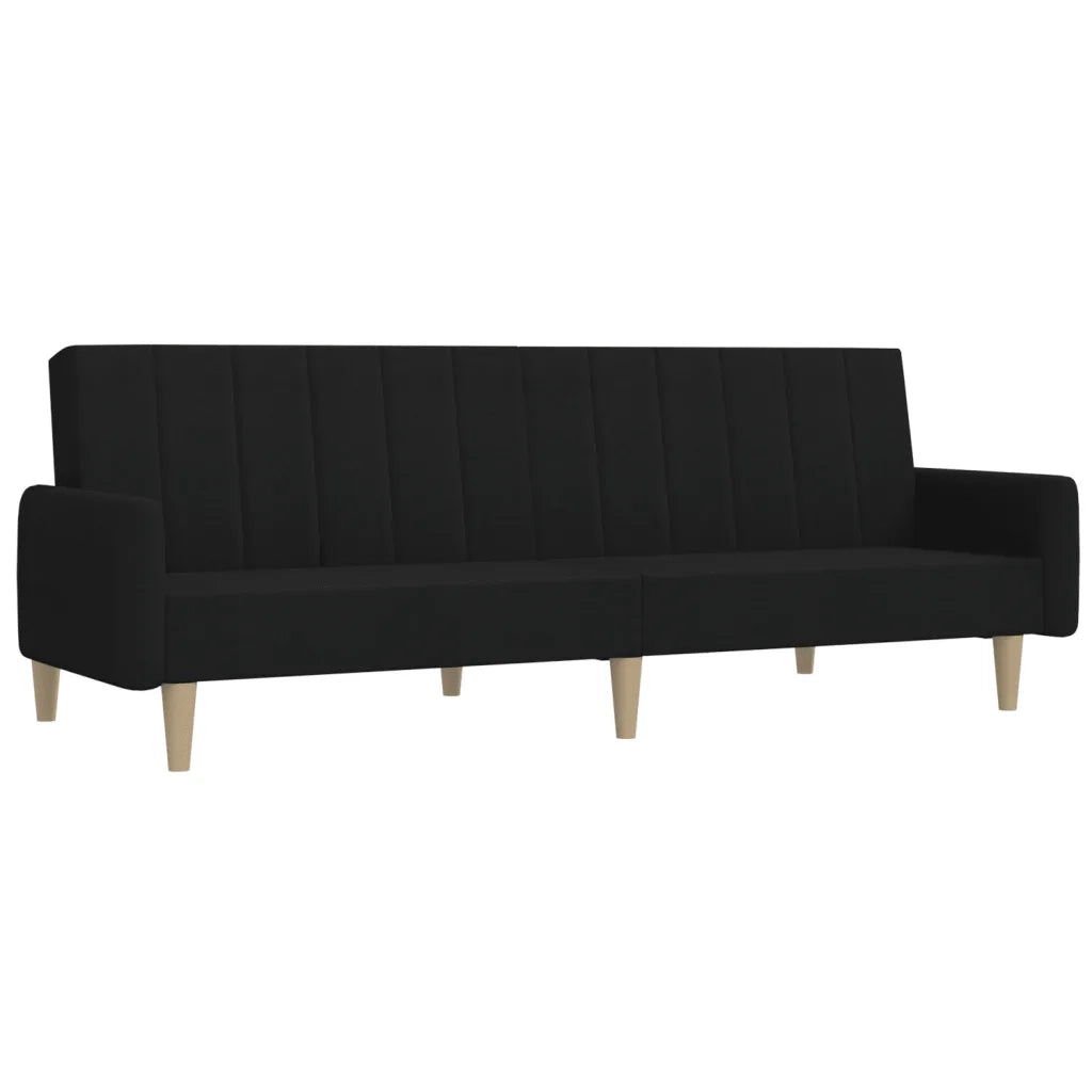 Divano Letto a 2 Posti Nero in Tessutocod mxl 111508