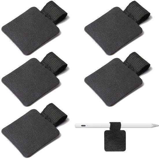 Pacchetto di 5 penne adesive, astuccio per quaderno, penne adesive multifunzionali, astuccio adesivo, clip adesiva per penne, astuccio per quaderno, supporto per astuccio