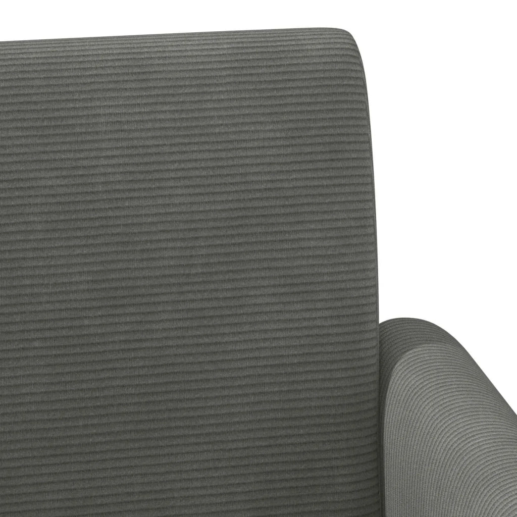 Loveseat con bottoni imbottiti Grigio Scuro 116 x 67 x 81 cm 42041789