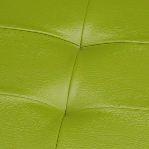 Sgabello pieghevole sintetico pouf contenitore pieghevole 114 cm verde 13_0002807_2