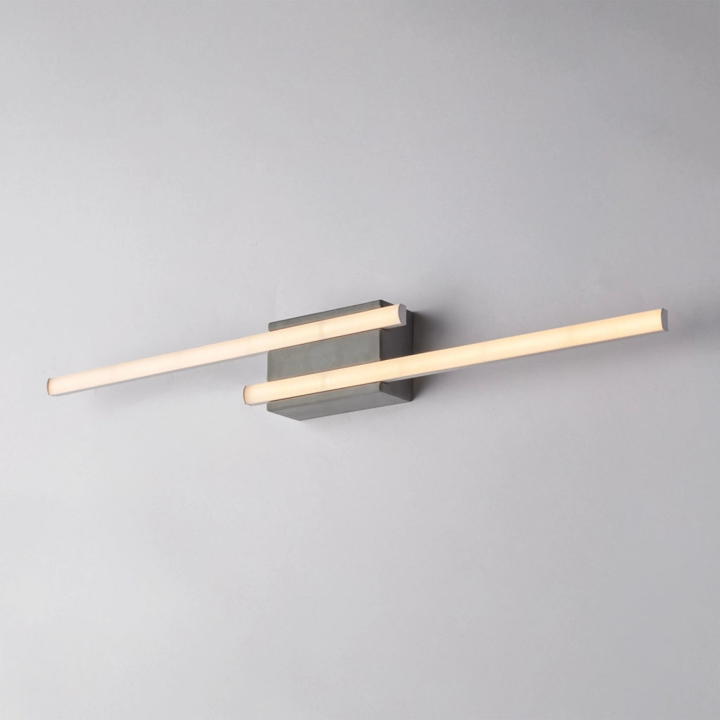 Applique Moderna Melbourne Cemento E Alluminio Led Dimmerabile 20W 3000K/6000K