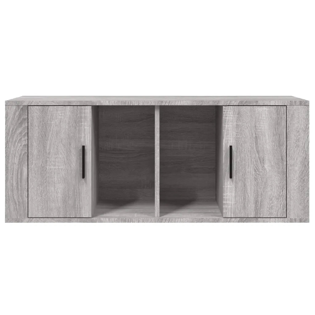 Mobile TV-Credenza TV-Console TV Grigio Sonoma 100x35x40 cm in Legno Multistrato 584704