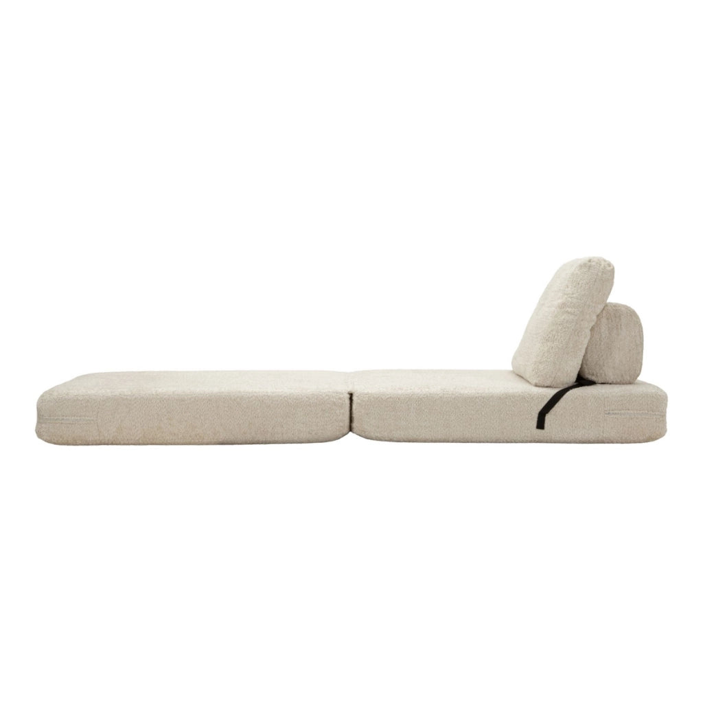 Poltrona Letto VKH1114, Bianco, Spugna, 80x100x80 cm