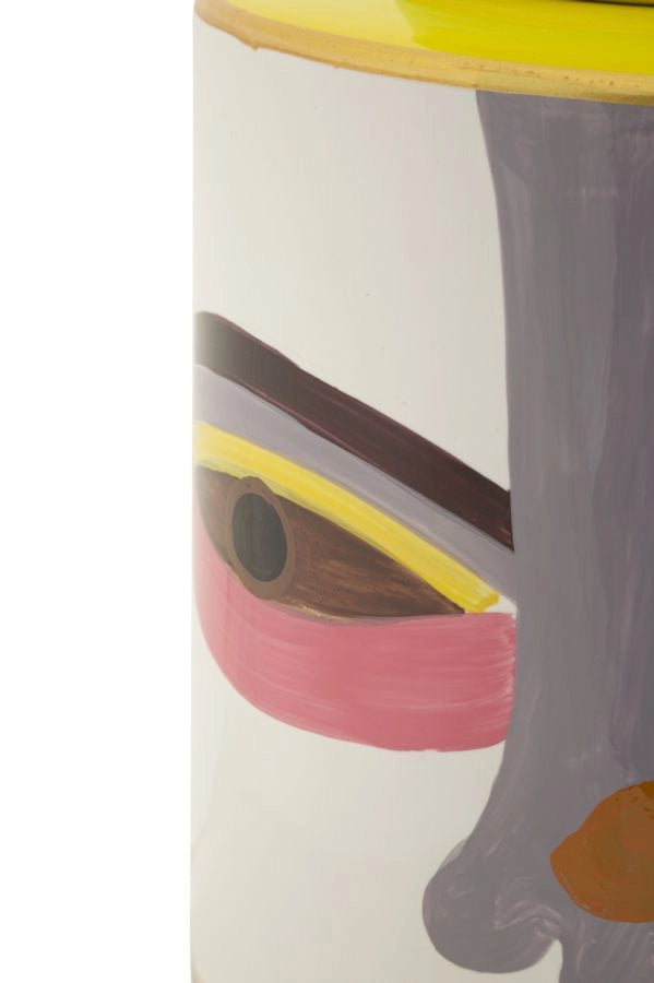 Vaso Piccassy Color Top Ø19x33 cm in Ceramica Multicolor