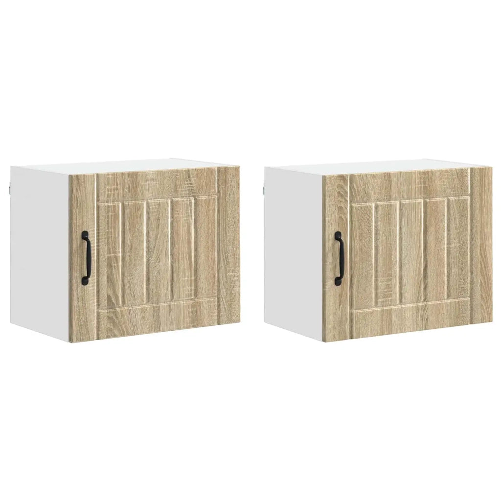 Armadietto a muro LUCCA 2 pcs Rovere Sonoma 50 x 31 x 40 cm