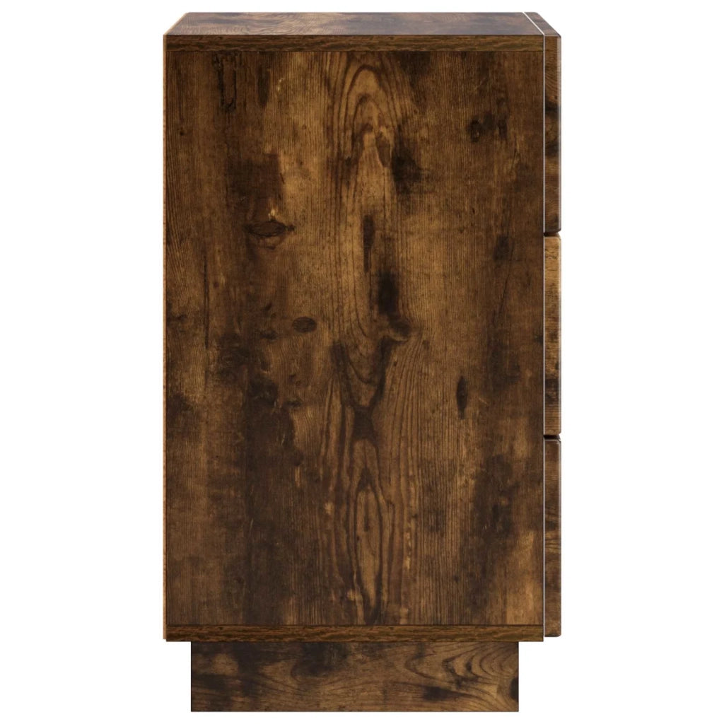 Armadio da Notte Rovere Fumo 33,5 x 34,5 x 60 cm 8011433