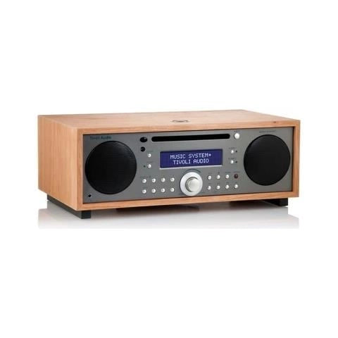 Tivoli audio music system+ microsistema audio per la casa ciliegio, metallico, argento - MSYPTPE CHERRY MET