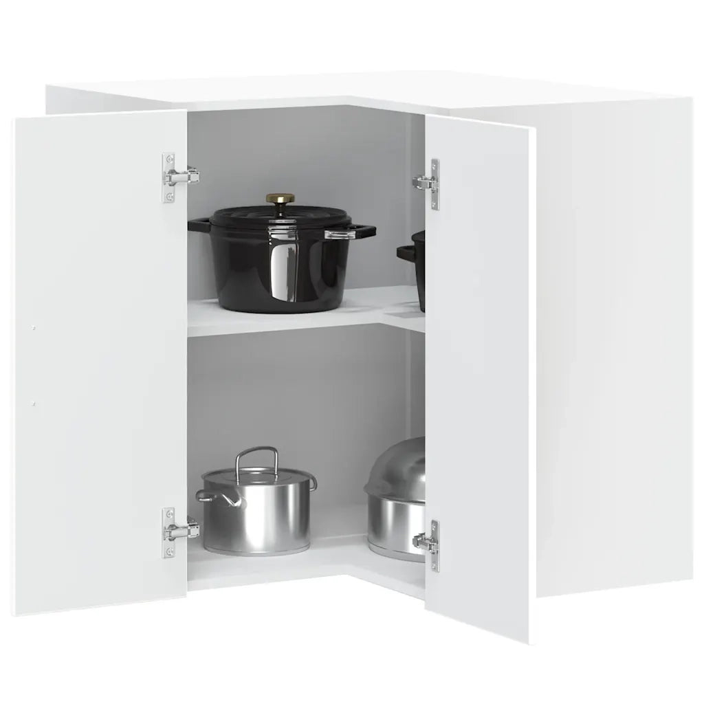 Pensile da Cucina ad Angolo Porto Bianco in Legno Multistrato